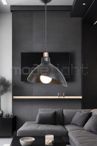 Mhk Collection Tekli Gri Plastik Modern Plastik Salon-Oturma Odası Avize