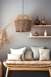 Vonalight Tekli Siyah Ledli Modern Alüminyum Yemek Odası Avize