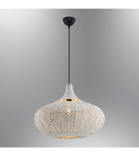 Lucea 3'lü Sarı Ledli Modern Metal Salon-Oturma Odası Avize