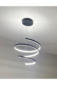 Özcan Aydınlatma 2831-K-12 Tekli Bej Küre Modern Metal Salon-Oturma Odası Avize