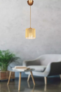 Elektroyou Nehir Tekli Siyah Modern Alüminyum Salon Avize