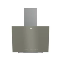 Beko BDE 6040 G 60 cm Cam Yüzey Karbon Filtreli Bacalı-Bacasız Duvar Tipi Davlumbaz Gri