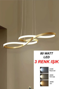 Ufuk Store Tekli Kırmızı Plastik Modern Plastik Bebek-Çocuk Odası Avize