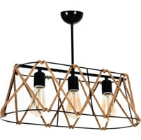 Özgül Aydınlatma İmza Tekli Siyah Metal Modern Alüminyum Salon-Oturma Odası Avize