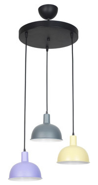 Felicity Mirror 1 Tekli Kahverengi Ledli Modern Ahşap Mutfak-Salon Avize