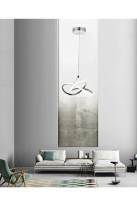 Fer Avize Jade 4'lü Siyah Metal Modern Metal Salon-Oturma Odası Avize