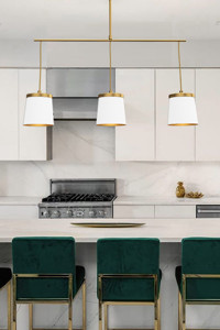 Modelight Mdl.2776 5'li Beyaz Sarkıt Modern Lazer Kesim Salon-Oturma Odası Avize