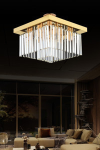 Homing Ayd-3181 Tekli Bej Rattan Modern Kumaş Salon-Oturma Odası Avize
