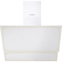 Kumtel DA6-835 140 W 60 cm Cam Yüzey Karbon Filtreli Bacalı-Bacasız Duvar Tipi Davlumbaz Beyaz