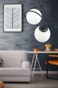 Begüsa 2'li Sarı Metal Modern Alüminyum Salon-Oturma Odası Avize