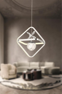 Else Halı Tekli Altın Baskılı Modern Plastik Bebek-Çocuk Odası Avize