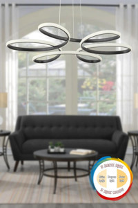 Decorita Tekli Yeşil Kristal Taşlı Modern Cam Bebek-Çocuk Odası Avize