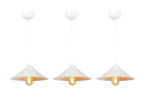 Naturel Lighting Balle Tekli Turuncu Sarkıt Modern Halat Salon-Oturma Odası Avize
