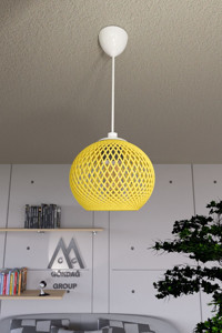 Modavize Milano 6'lı Siyah Sarkıt Modern Cam Salon-Oturma Odası Avize