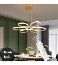 Ehfm Tiçaret Tekli Kahverengi Sarkıt Modern Plastik Salon-Oturma Odası Avize