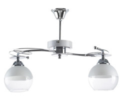 Fer Avize Axes 2'li Kahverengi Sarkıt Modern Metal Salon-Oturma Odası Avize
