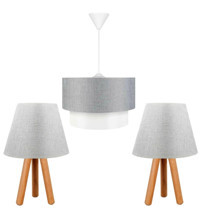 Esslight Ekin 8'li Gümüş Sarkıt Modern Metal Salon-Oturma Odası Avize