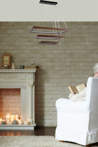 Lınear Tekli Siyah Sarkıt Modern Alüminyum Salon-Oturma Odası Avize