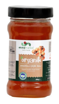 Ekoloji Market Anadolu Organik Süzme Çiçek Balı 400 gr