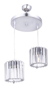 Homing Tekli Gri Sarkıt Modern Kumaş Salon-Oturma Odası Avize