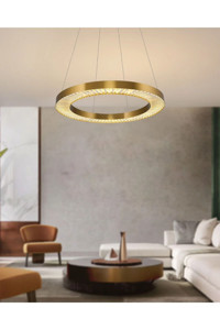 Nzl Lighting Hemera 4'lü Gümüş Kumandalı Metal Modern Alüminyum Salon-Oturma Odası Avize
