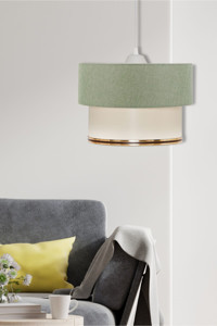 Etsylight Dora Tekli Siyah Sarkıt Modern Cam Salon-Oturma Odası Avize