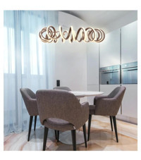 Özcan Aydınlatma 3436-1A-03 Ponni Tekli Sarı Sarkıt Modern Cam Salon-Oturma Odası Avize