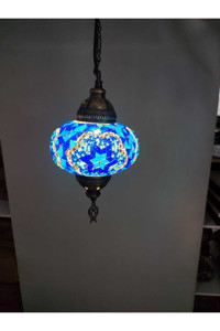 Homing Ayd-3323 Tekli Kahverengi Pasta Modern Kumaş Salon-Oturma Odası Avize