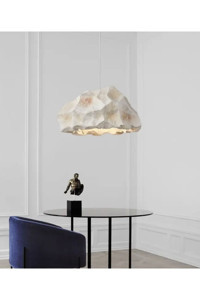 Blbndesign 6'lı Siyah Sarkıt Modern Metal Salon-Oturma Odası Avize