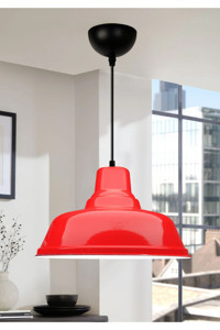 Hegza Lighting Tekli Pembe Ledli Modern Alüminyum Salon-Oturma Odası Avize