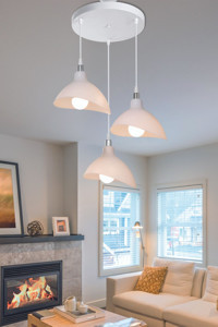 Ag Lightdesign 2'li Pudra Sarkıt Modern Plastik Mutfak Avize