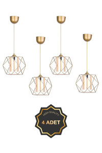Tasarı Sanatı Tekli Ekru Ahşap Modern Ahşap Salon-Oturma Odası Avize