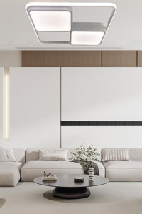 Ladco Aydınlatma A-283-2S 2'li Siyah Boru Modern Alüminyum Salon-Oturma Odası Avize