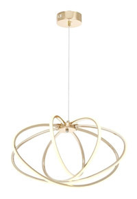 Emg Design Tekli Beyaz Pasta Modern Kumaş Salon-Oturma Odası Avize