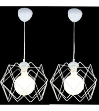 Retro Home Design 6'lı Siyah Küre Modern Metal Salon-Oturma Odası Avize