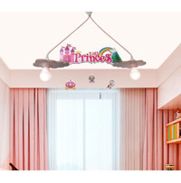 Arya Tekli Mavi Ahşap Modern Ahşap Bebek-Çocuk Odası Avize