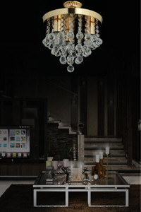 Hmydesign Tekli Siyah Ahşap Modern Ahşap Salon-Oturma Odası Avize