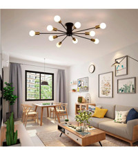 Rscollectıons Tekli Gümüş Metal Modern Krom Salon-Oturma Odası Avize