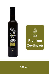 Buta Assos Premium Organik Polifenollü Soğuk Sıkım Erken Hasat Cam Sızma Zeytinyağı 500 ml