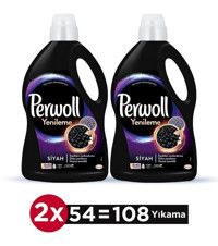 Perwoll Yenileme Siyahlar İçin 108 Yıkama Sıvı Deterjan 2x2.97 lt