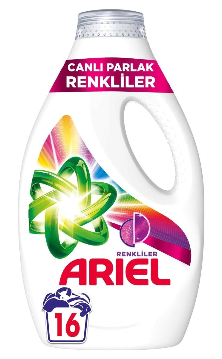 Ariel Renk Koruma Renkliler İçin 16 Yıkama Sıvı Deterjan 2 lt