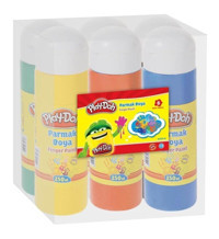 Play-Doh Pr035 250 ml 6'lı Çok Renkli Parmak Boyası