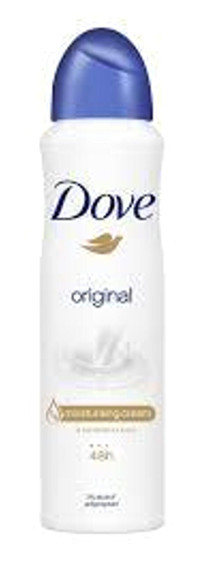 Dove Original Pudrasız Ter Önleyici Sprey Kadın Deodorant 4x150 ml