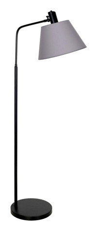 Vinner Rivoli Statik Metal Ayaklı Tek Ayak Konik Lambader 160 cm Gri