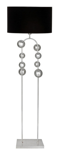 Vinner Metal Ayaklı Tek Ayak Silindir Lambader 165 cm Siyah