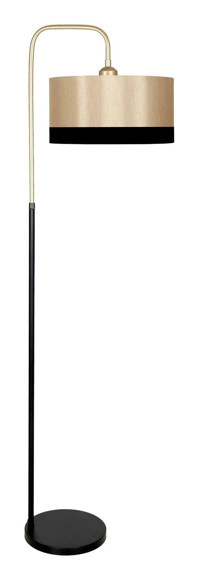 Vinner Potenza Eskitme Metal Ayaklı Tek Ayak Silindir Lambader 160 cm Siyah