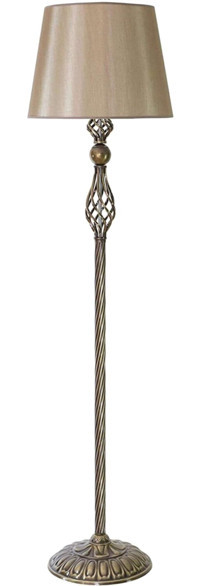 Vinner Modern Metal Ayaklı Tek Ayak Konik Lambader 160 cm Vizon