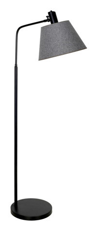 Vinner Rivoli Metal Ayaklı Tek Ayak Konik Lambader 155 cm Gri