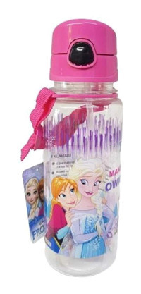 Hakan Çanta Frozen Pipetli Pembe Okul Çocuk Matara 500 ml