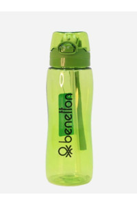 Benetton Pipetli Yeşil Okul Çocuk Matara 700 ml